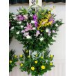 群馬県太田市はせがわ生花店の花　御葬儀生花スタンド花２段